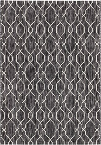 Eagean EAG-2384 Charcoal, Cream Machine Woven Traditional Area Rugs By Surya