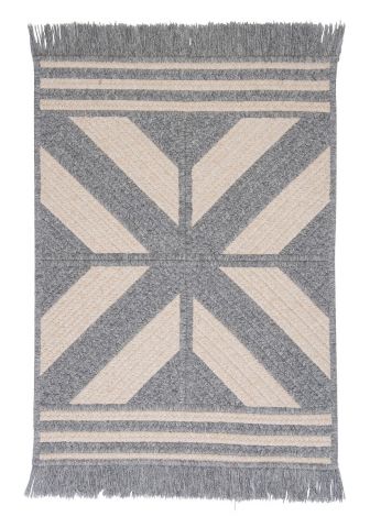 Sedona ED19 Gray Modern & Contemporary, Wool Braided Area Rug by Colonial Mills