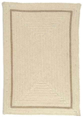 Shear Natural EN30 Canvas Industrial, Natural Fiber Braided Area Rug by Colonial Mills