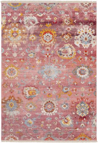 Ephesians EPC-2301 Pale Pink, Rose Machine Woven Traditional Area Rugs By Surya