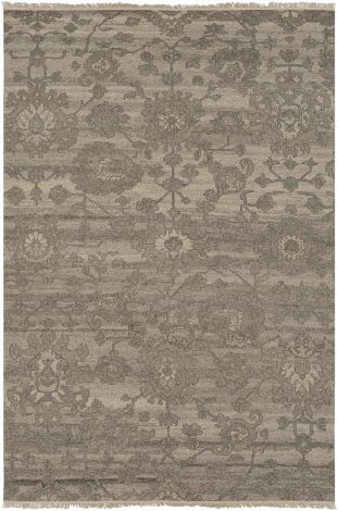 Ethereal ETR-1001 Khaki, Camel Hand Knotted Traditional Area Rugs By Surya
