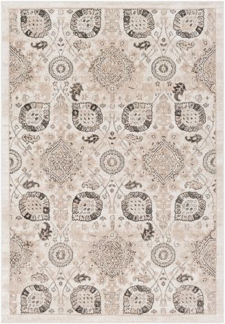 Rafetus ETS-2334 Camel, Black Machine Woven Traditional Area Rugs By Surya