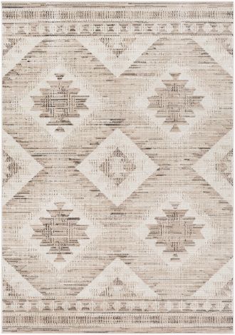 Rafetus ETS-2341 Camel, Black Machine Woven Traditional Area Rugs By Surya