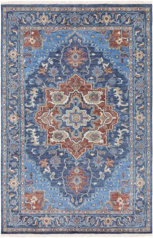 Elixir EXI-1000 Multi Color Hand Knotted Traditional Area Rugs By Surya
