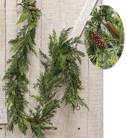 Buy Prickly Pine Garland, Christmas Green Online