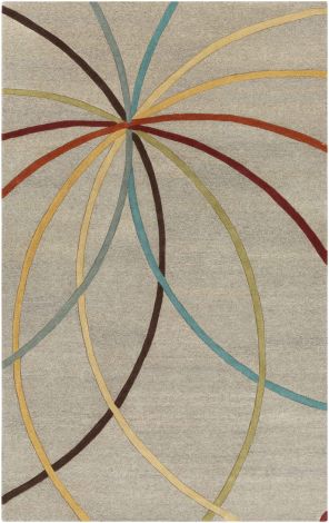 Forum FM-7215 Sage, Teal Hand Tufted Modern Area Rugs By Surya
