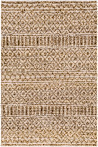 Farmhouse Naturals FNS-2300 Tan, Khaki Hand Woven Cottage Area Rugs By Surya
