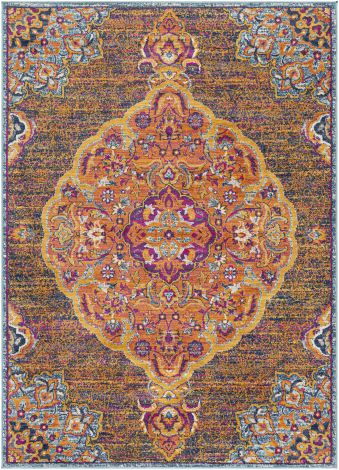 Floransa FSA-2321 Multi Color Machine Woven Traditional Area Rugs By Surya