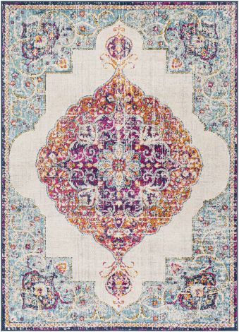Floransa FSA-2328 Multi Color Machine Woven Traditional Area Rugs By Surya