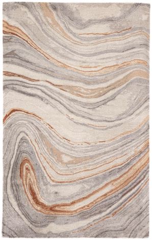 Jaipur Living Atha Handmade Abstract Copper Gray Area Rugs 
