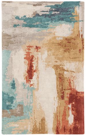 Jaipur Living Swisher Handmade Abstract Blue Red Area Rugs 