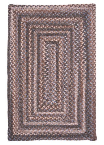 Gloucester GL88 Cashew Rustic Farmhouse, Wool Braided Area Rug by Colonial Mills