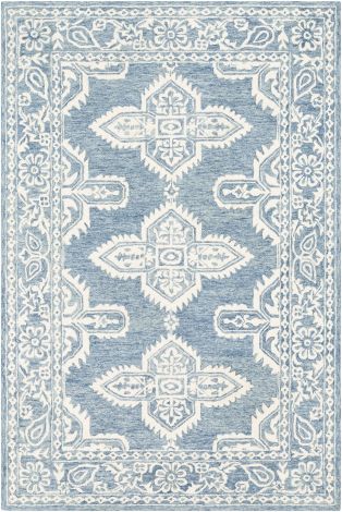 Granada GND-2300 Pale Blue, Beige Hand Tufted Global Area Rugs By Surya
