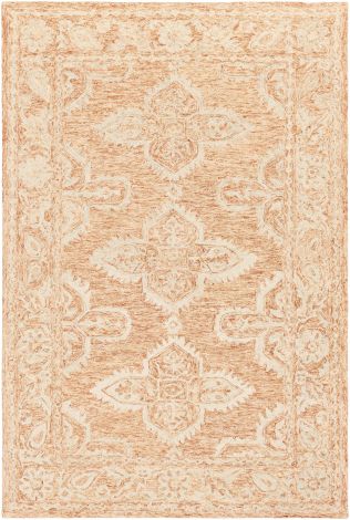 Granada GND-2301 Rust, Peach Hand Tufted Global Area Rugs By Surya