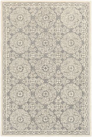 Granada GND-2304 Medium Gray, Beige Hand Tufted Traditional Area Rugs By Surya