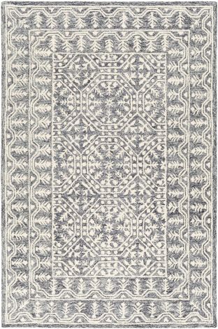Granada GND-2317 Dark Blue, Denim Hand Tufted Traditional Area Rugs By Surya