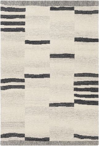 Granada GND-2330 Charcoal, Beige Hand Tufted Modern Area Rugs By Surya