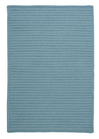 Simply Home Solid H101 Federal Blue Casual, Indoor - Outdoor Braided Area Rug by Colonial Mills