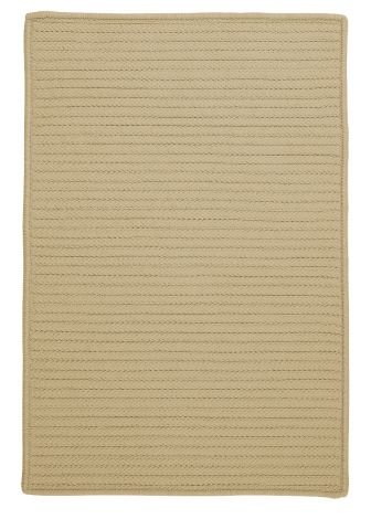 Simply Home Solid H182 Linen Casual, Indoor - Outdoor Braided Area Rug by Colonial Mills