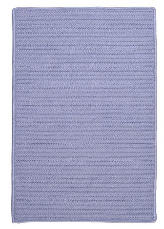 Simply Home Solid H533 Amethyst Casual, Indoor - Outdoor Braided Area Rug by Colonial Mills