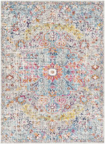 Harput HAP-1063 Multi Color Machine Woven Traditional Area Rugs By Surya