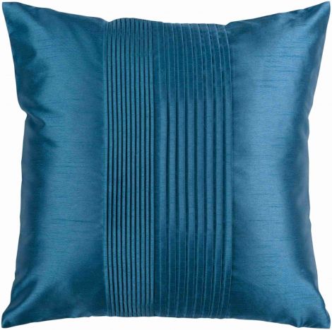 Solid Pleated HH-024 22"H x 22"W Pillow Cover