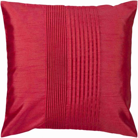 Solid Pleated HH-025 22"H x 22"W Pillow Cover