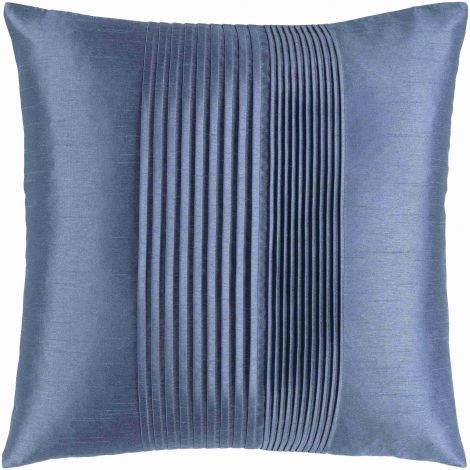 Solid Pleated HH-133 18"H x 18"W Pillow Cover