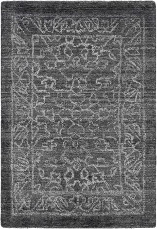 Hightower HTW-3002 Charcoal, Light Gray Hand Knotted Traditional Area Rugs By Surya