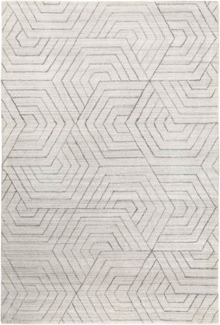 Hightower HTW-3012 Dark Brown, Charcoal Hand Knotted Modern Area Rugs By Surya