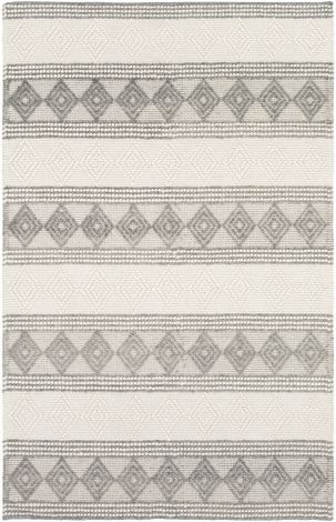 Hygge HYG-2300 Charcoal, White Hand Woven Cottage Area Rugs By Surya