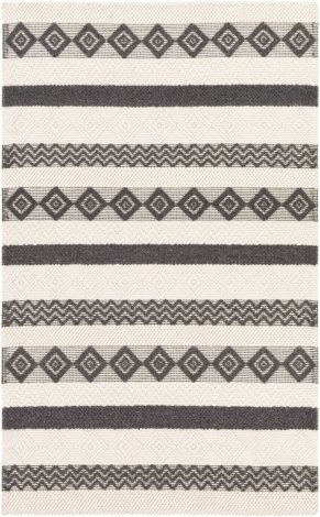 Hygge HYG-2301 Charcoal, White Hand Woven Cottage Area Rugs By Surya