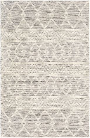 Hygge HYG-2305 Charcoal, White Hand Woven Global Area Rugs By Surya