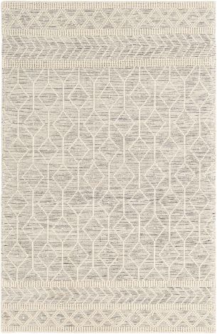 Hygge HYG-2307 Charcoal, White Hand Woven Global Area Rugs By Surya