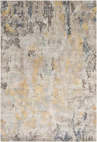 Imola IML-1001 Wheat, Light Gray Hand Knotted Modern Area Rugs By Surya
