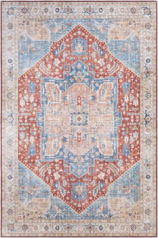 Iris IRS-2313 Multi Color Machine Woven Traditional Area Rugs By Surya