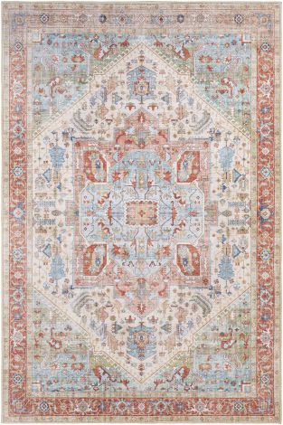 Iris IRS-2314 Multi Color Machine Woven Traditional Area Rugs By Surya