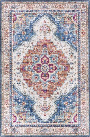 Iris IRS-2319 Multi Color Machine Woven Traditional Area Rugs By Surya