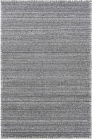 Irvine IRV-2301 Medium Gray, Charcoal Hand Woven Cottage Area Rugs By Surya