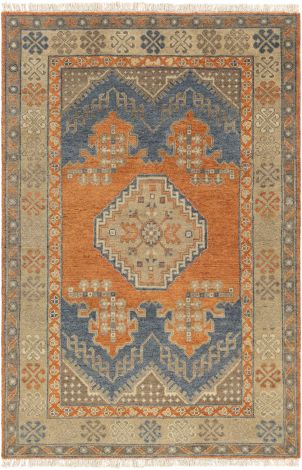 Isparta ISP-1000 Camel, Tan Hand Knotted Traditional Area Rugs By Surya