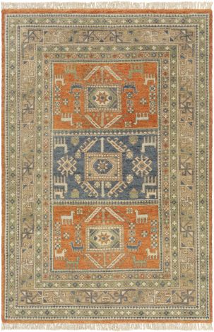 Isparta ISP-1001 Multi Color Hand Knotted Rustic Area Rugs By Surya
