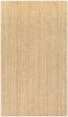 Jute Woven JS-1000 Wheat Hand Woven Cottage Area Rugs By Surya