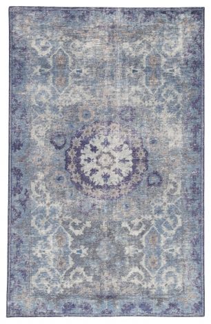 Jaipur Living Modify Hand-Knotted Medallion Blue Gray Area Rugs 