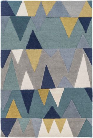 Kennedy KDY-3012 Multi Color Hand Tufted Modern Area Rugs By Surya