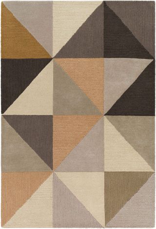 Kennedy KDY-3029 Taupe, Khaki Hand Tufted Modern Area Rugs By Surya