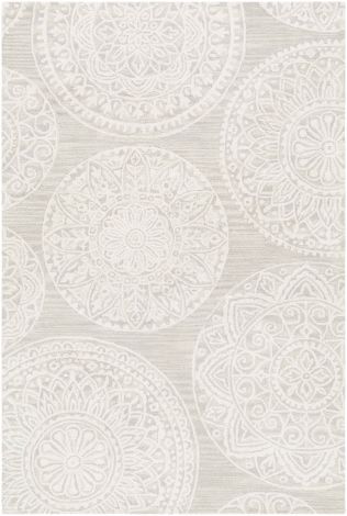 Kayseri KSR-2301 Taupe, Beige Hand Tufted Traditional Area Rugs By Surya