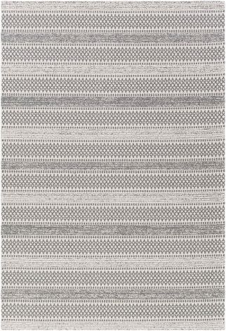 La Casa LCS-2309 Silver Gray, Charcoal Machine Woven Global Area Rugs By Surya