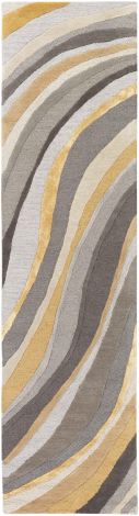 Lounge LGE-2291 Medium Gray, Charcoal Hand Tufted Modern Area Rugs By Surya
