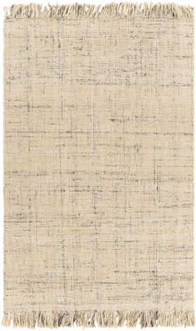 Linden LID-1000 Medium Gray, Charcoal Hand Woven Cottage Area Rugs By Surya