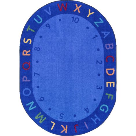 Kid Essentials Lively Letters-Multi Machine Tufted Area Rugs By Joy Carpets